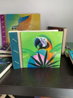 EcoAgenda VaJU Artesanias Eco-Agenda Artesanal en Madera y Fibra Natural Ref: A01